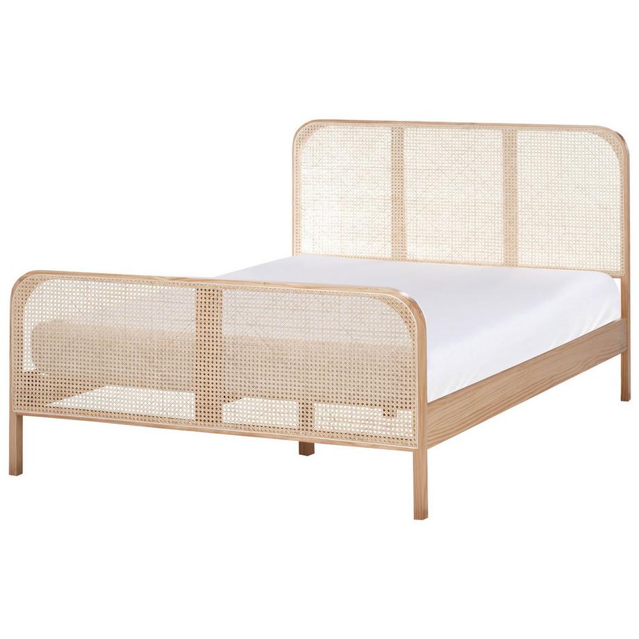 Lit avec sommier en Bois de pin Rétro GONFARON