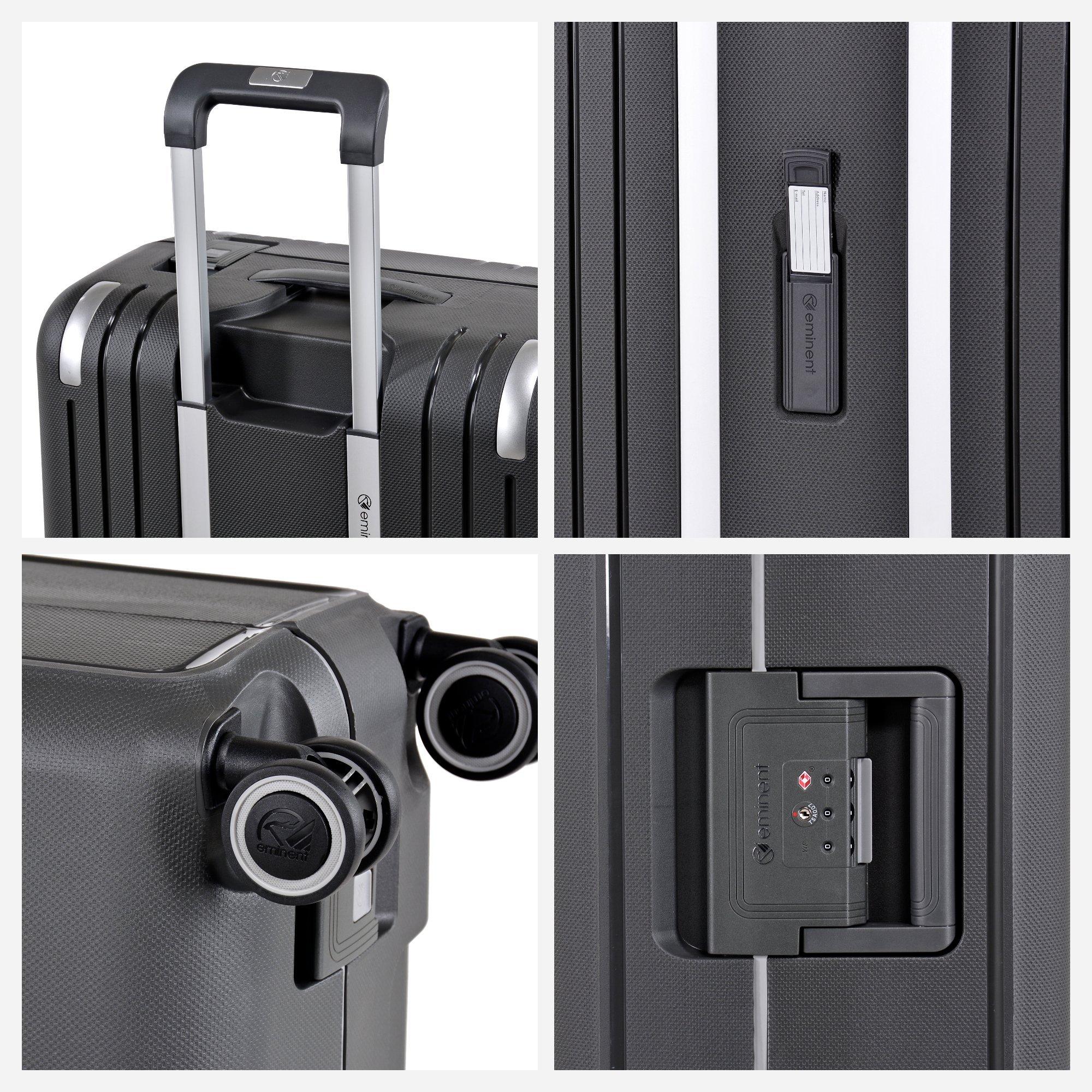 EMINENT 76 CM, Vertica Valigia Grande 4 Ruote  