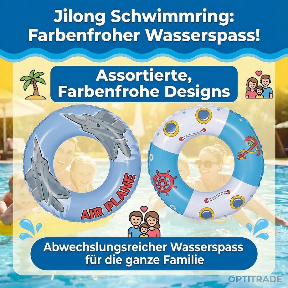 Jilong  Schwimmring (assortiert, ⌀76cm, 0.2kg) 
