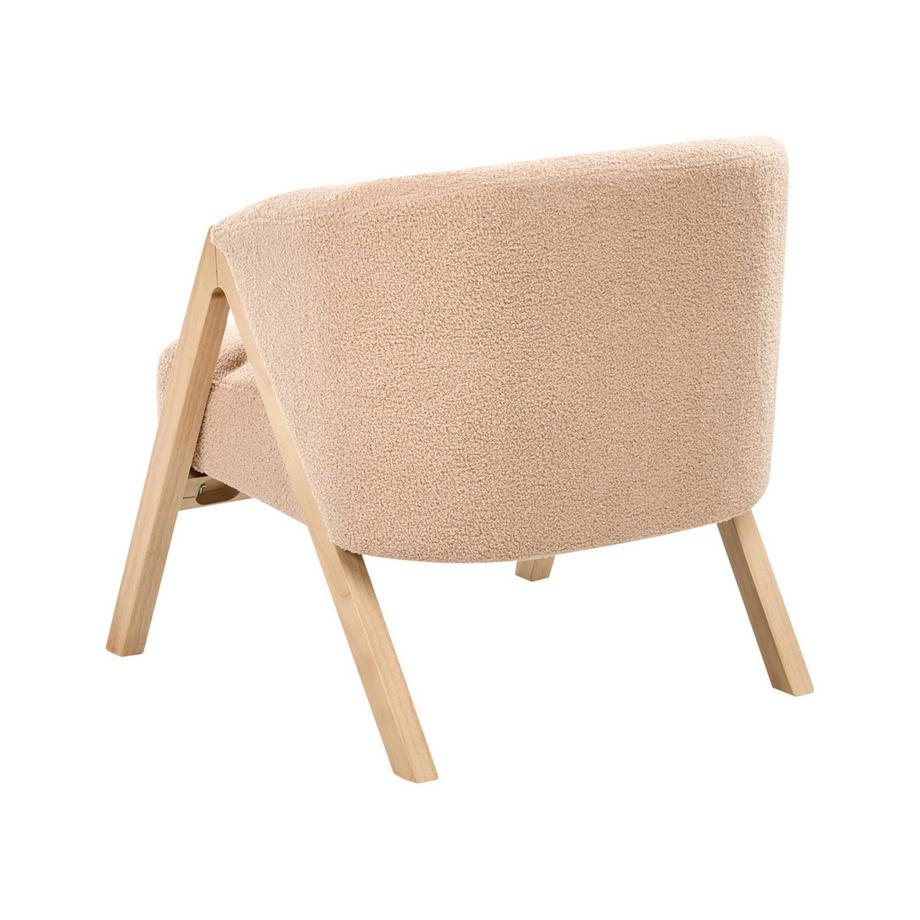 Beliani Fauteuil en Bouclé Traditionnel SKEI  
