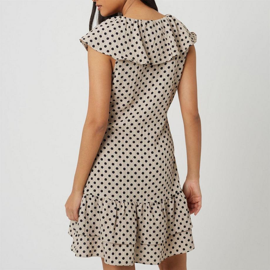 Brave Soul Robe Courte Motiftyle À Pois  