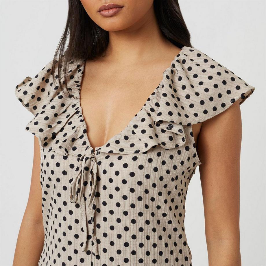 Brave Soul Robe Courte Motiftyle À Pois  