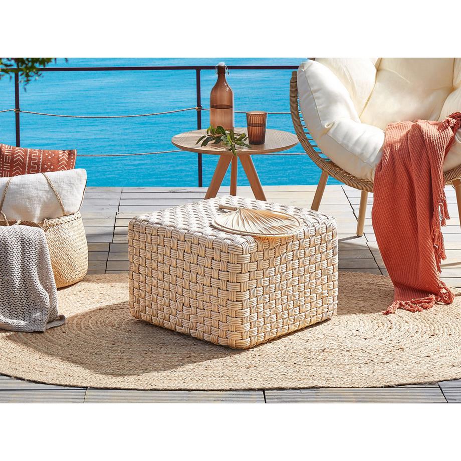 Beliani Pouf aus Polypropylen  NALLI  