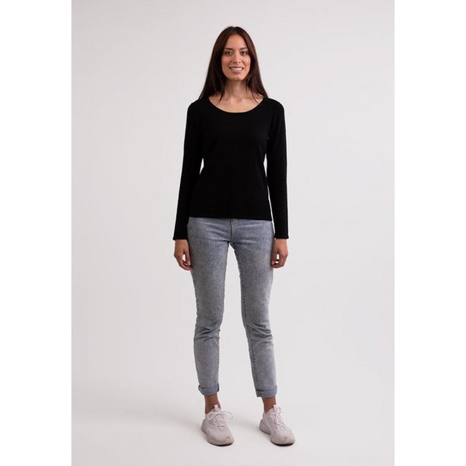 CASH-MERE.CH Pullover Girocollo Cashmere Riciclato  