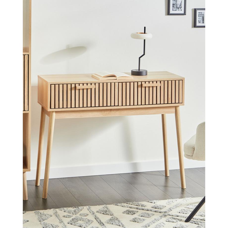 Beliani Tavolino consolle en Fibra a media densità (MDF) Mediterraneo LYNWOOD  