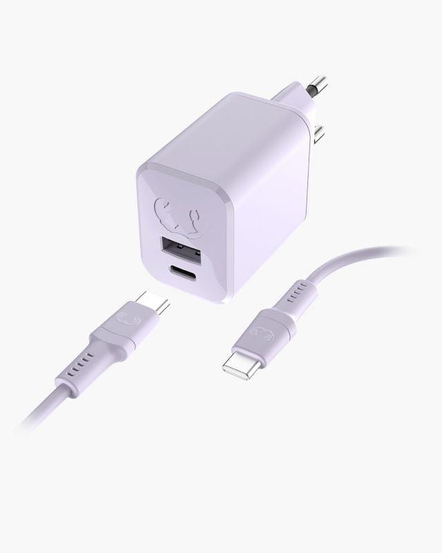 Image of Fresh 'n Rebel 2WCC45DL Ladegerät für Mobilgeräte Smartphone, Tablet Lila AC Schnellladung Indoor