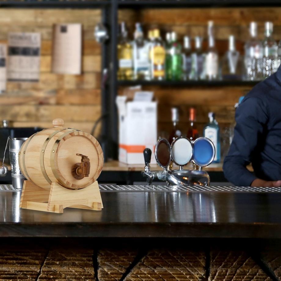 B2X  Whiskyfass aus Holz 1,25 l 