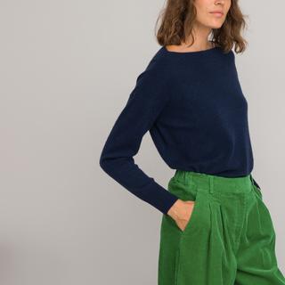 La Redoute Collections  Pull encolure bateau en fine maille cachemire 