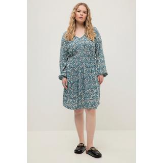 Studio Untold Robe Mini A-Line Imprimé Tribal Manches Longues  