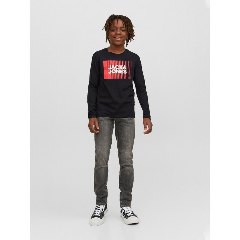 JACK & JONES  T-Shirt mit langen Ärmeln und Rundhalsausschnitt Kind  Corp Logo Play 