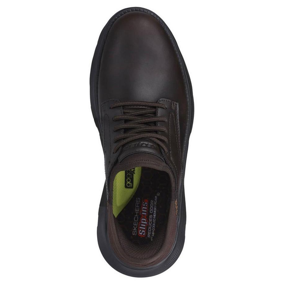 SKECHERS Chaussures Oxford Garza Gervin en Cuir  