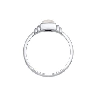 Elli  Ring Quadrat Vintage Mit Mondstein 