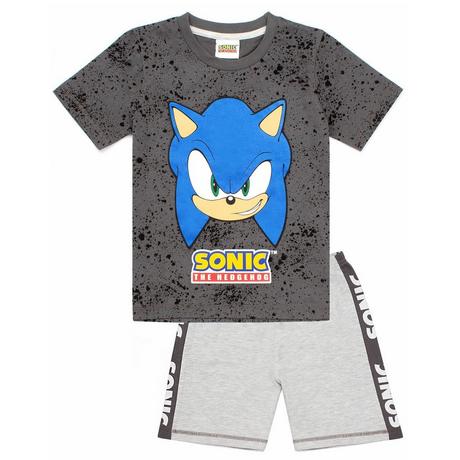 Sonic The Hedgehog  Gaming Schlafanzug mit Shorts 