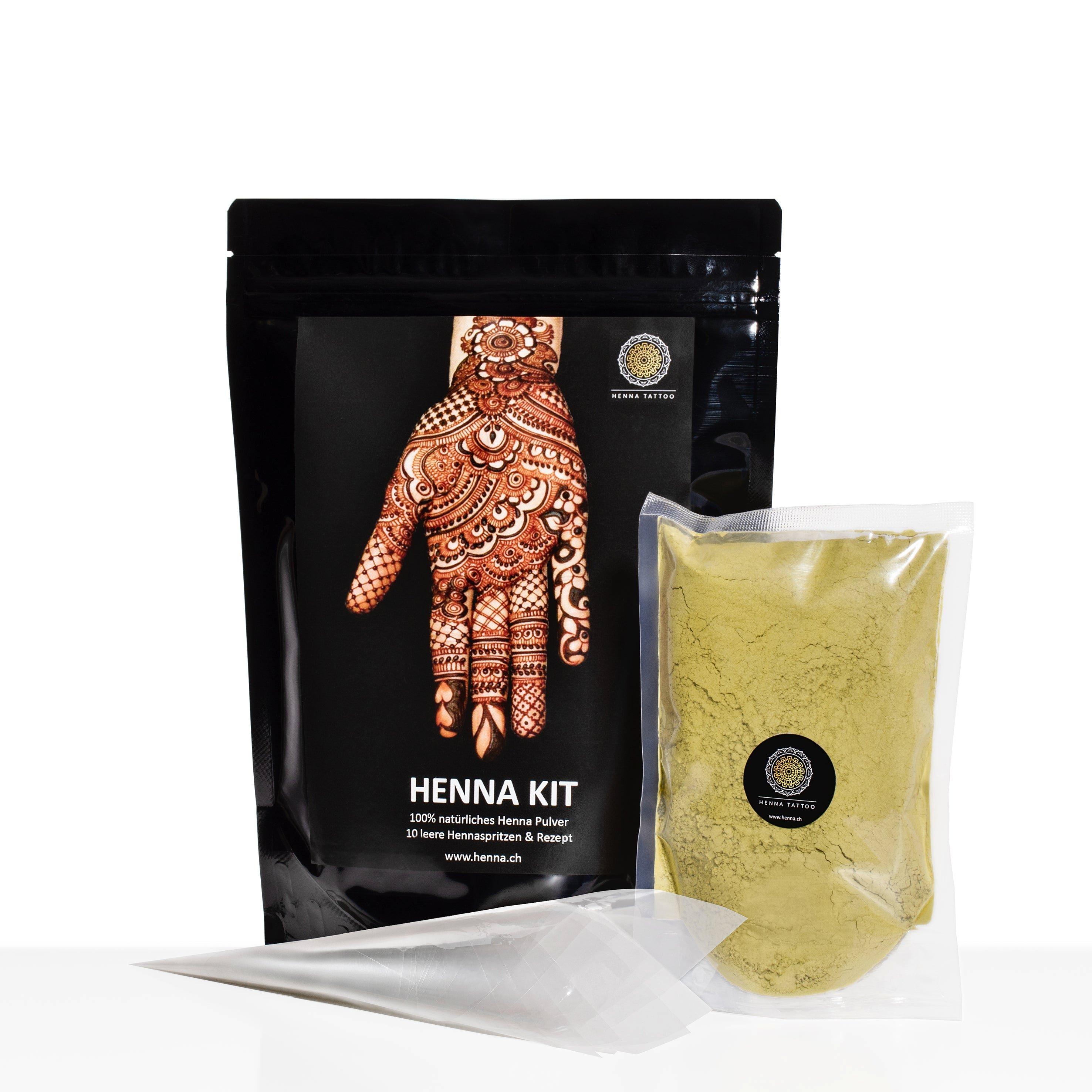 Image of Henna Tattoo Starter Kit Damen Schwarz ONE SIZE