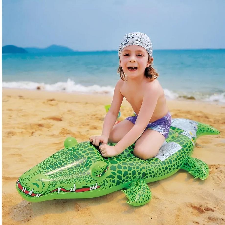 Jilong  Krokodil Luftmatratze mit Haltegriff 