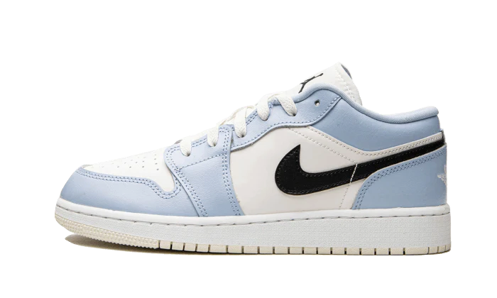 Image of Air Jordan 1 Low Ice Blue Black Damen Blau 36.5