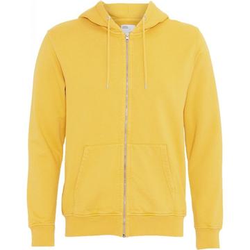 Sweatshirt à capuche zippé  Classic Organic lemon yellow
