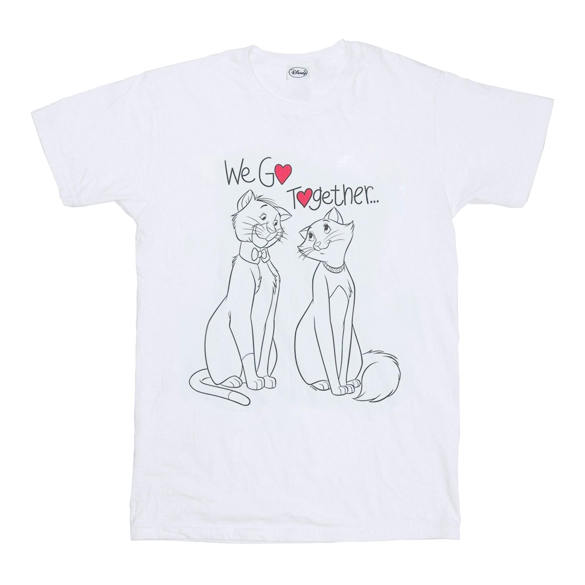 Image of Aristocats We Go Together Tshirt Unisex Weiss 152-158