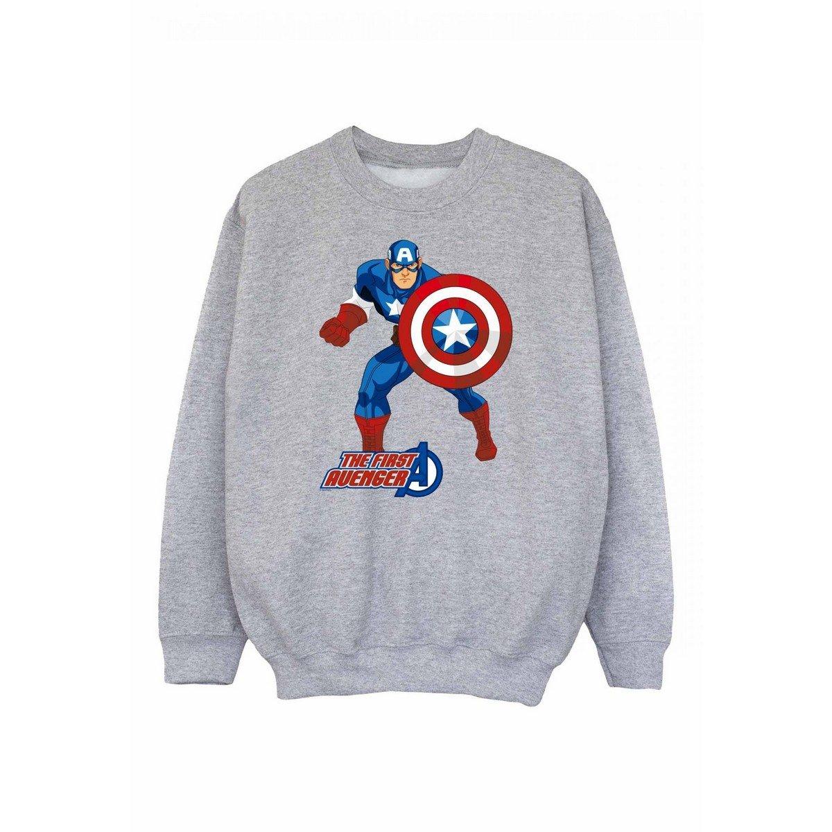 Image of The First Avenger Sweatshirt Jungen Grau 116