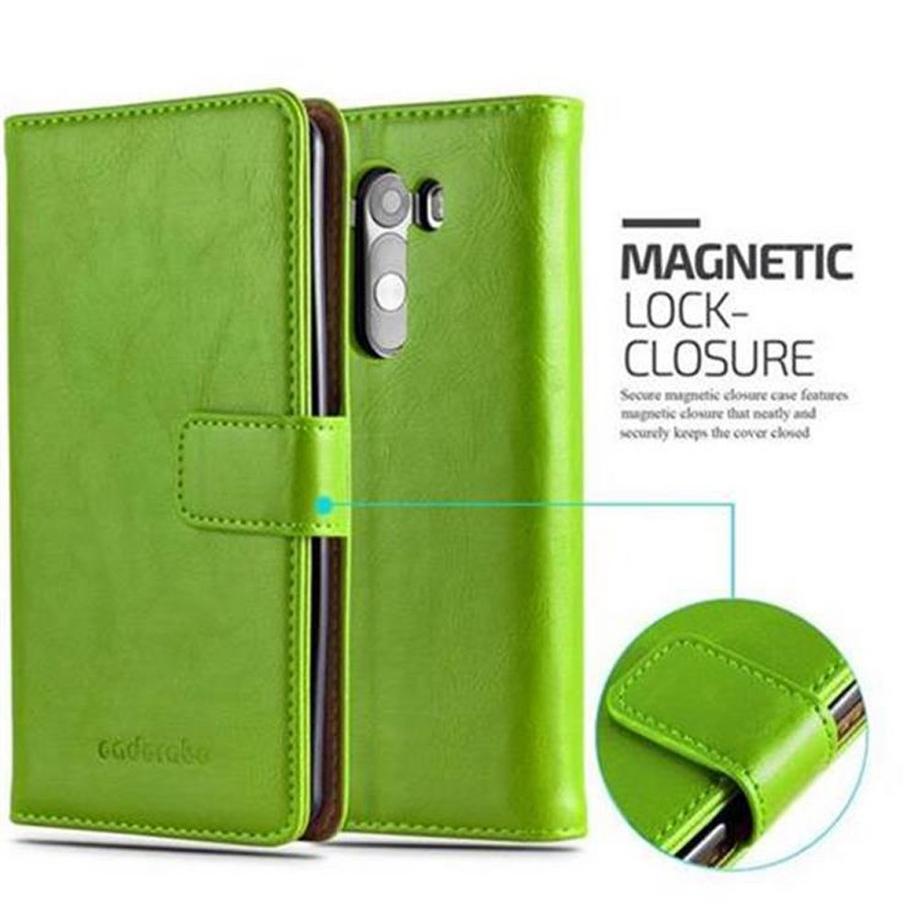Cadorabo  Housse compatible avec LG G3 - Coque de protection avec fermeture magnétique, fonction de support et compartiment pour carte 