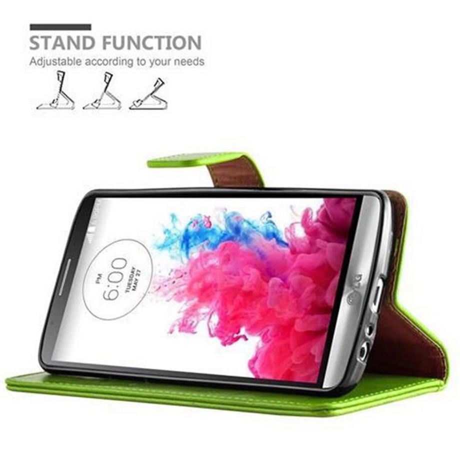 Cadorabo  Hülle für LG G3 Magnetverschluss, Kartenfach 