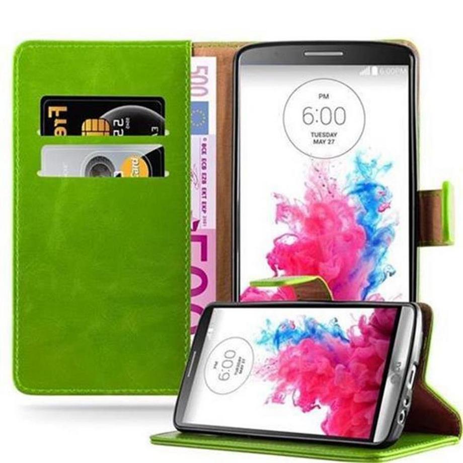 Cadorabo  Housse compatible avec LG G3 - Coque de protection avec fermeture magnétique, fonction de support et compartiment pour carte 