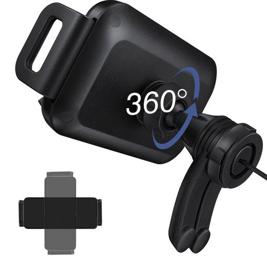 SAMSUNG  Supporto Auto e Caricatore QI 9W Samsung 