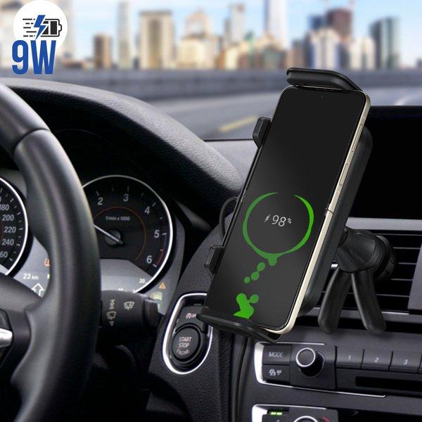 SAMSUNG  Supporto Auto e Caricatore QI 9W Samsung 