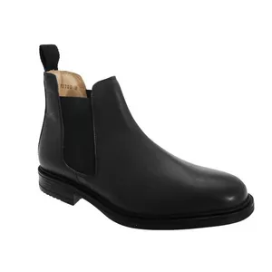 Bottes à soufflet en cuir