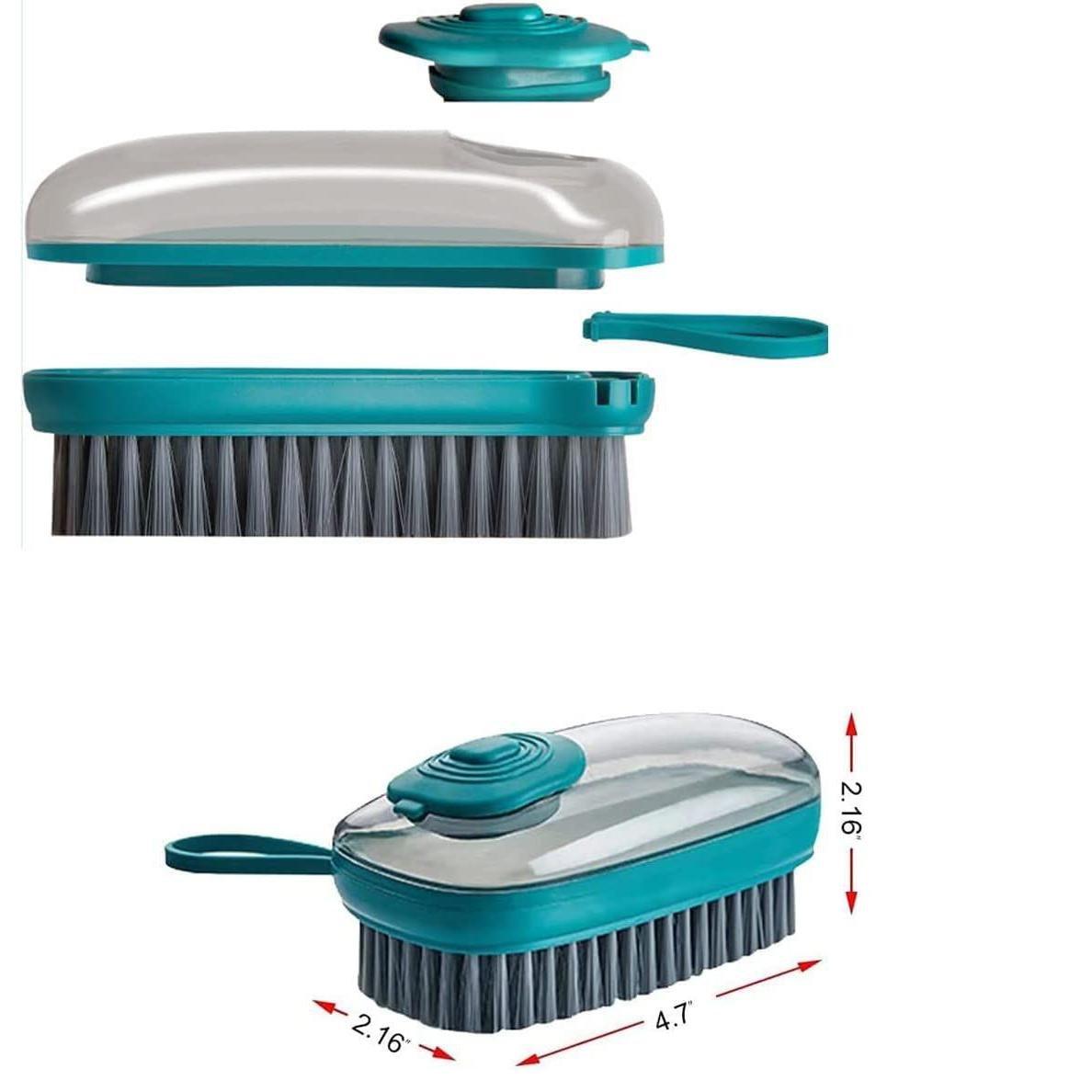 Northio  Brosse de nettoyage avec distributeur - verte 