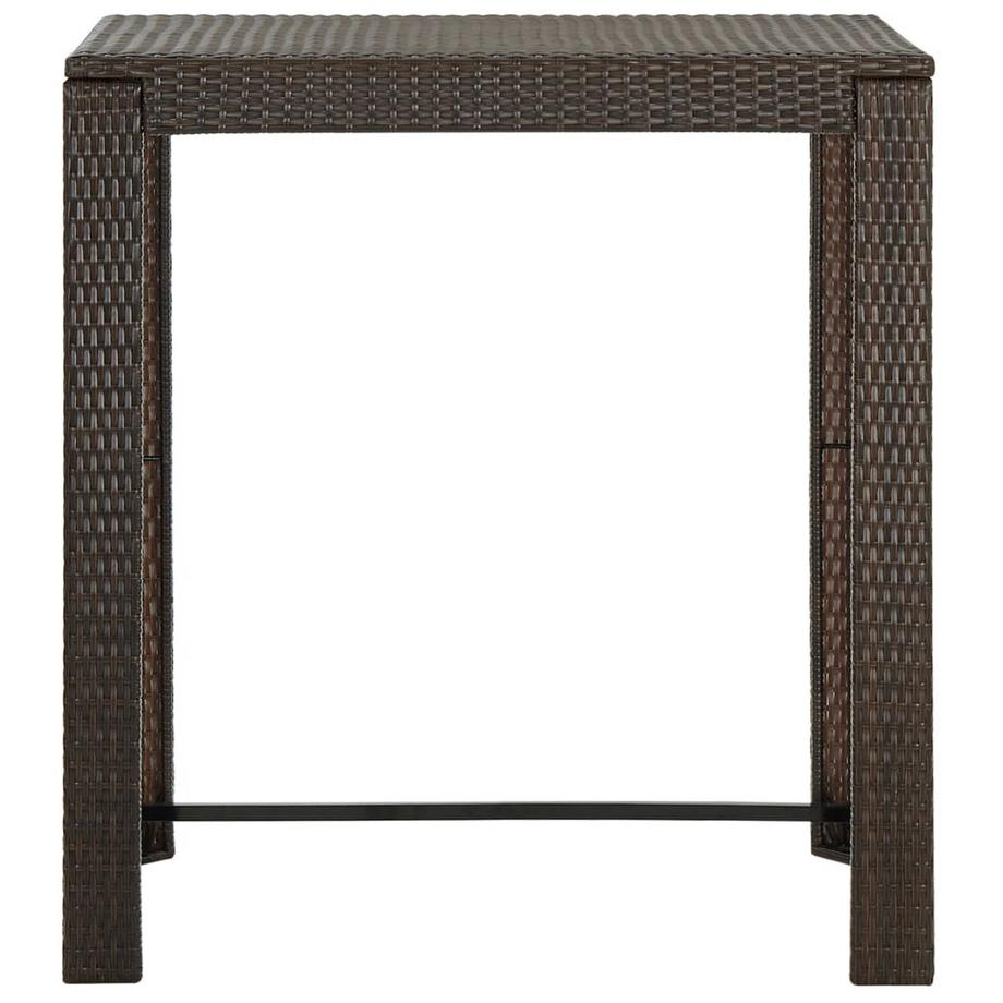 VidaXL Bartisch poly-rattan  