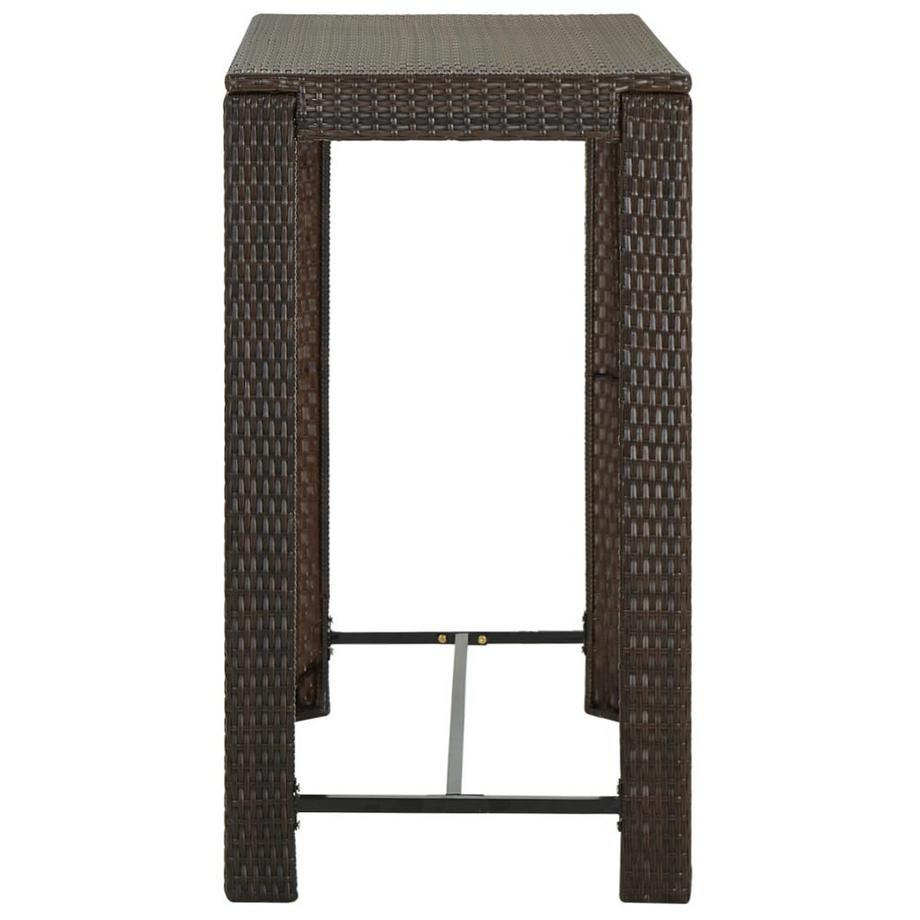 VidaXL Bartisch poly-rattan  