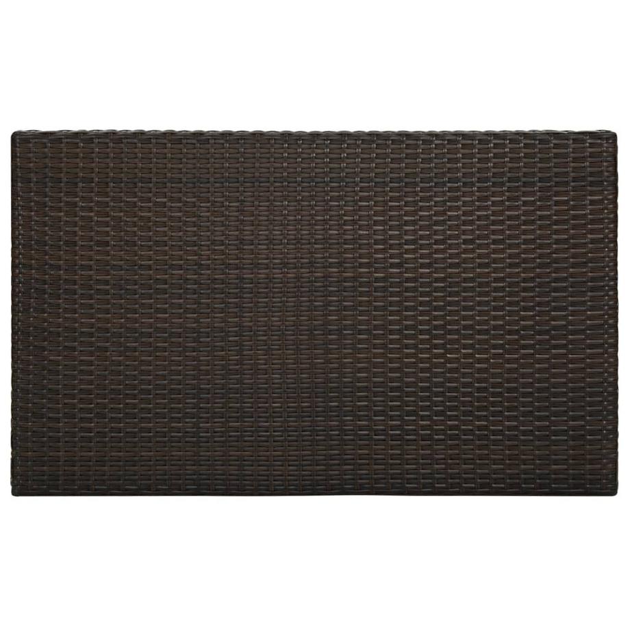 VidaXL Bartisch poly-rattan  