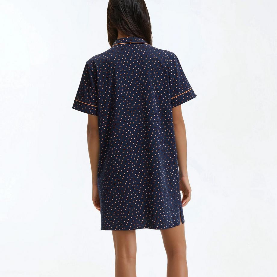 La Redoute Collections Camicia da Notte Stile Liquette a Pois  