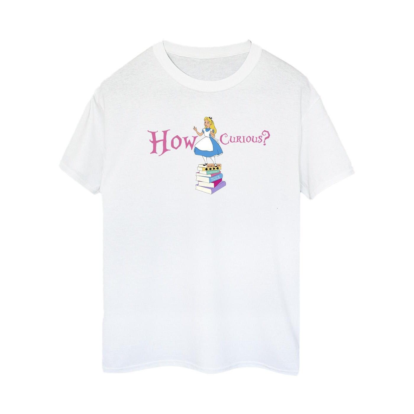 Disney  Tshirt ALICE IN WONDERLAND HOW CURIOUS 