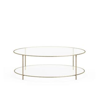 AM.PM Table basse ronde verre trempé  