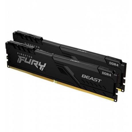 Kingston  FURY 32GB 2666MT/s DDR4 CL16 DIMM (Kit da 2) Beast Black 