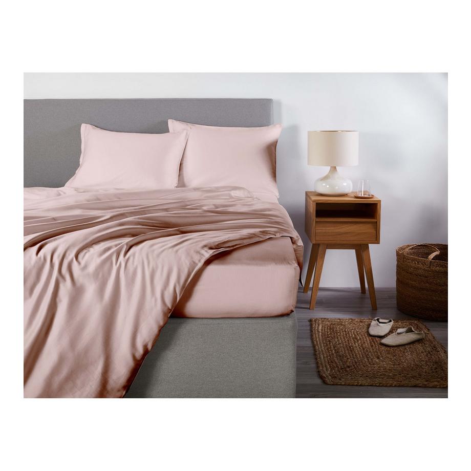 Living Home Uni Satin 100 Taie d'oreiller  