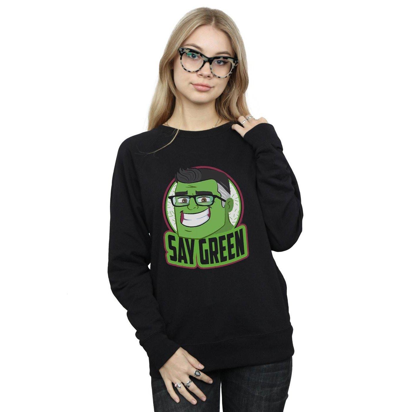 MARVEL  Avengers Endgame Say Green Sweatshirt 