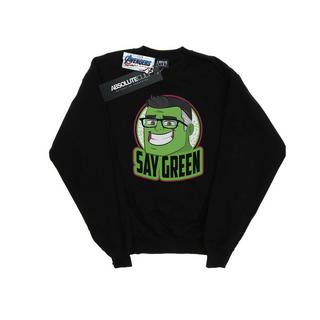 MARVEL  Avengers Endgame Say Green Sweatshirt 