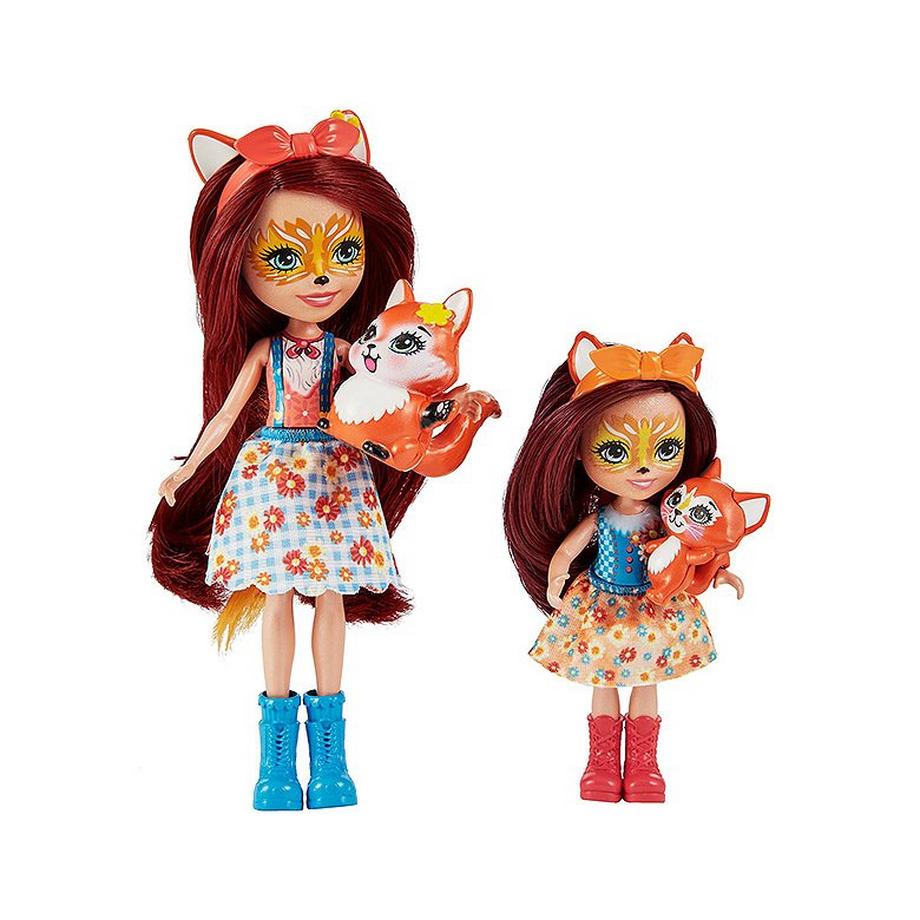 Enchantimals  Felicity Fox Puppe & kleine Schwester 