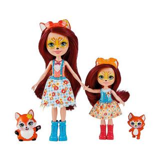 Enchantimals  Felicity Fox Puppe & kleine Schwester 
