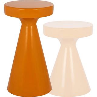 mutoni Table d'appoint Kimble orange 30x53  