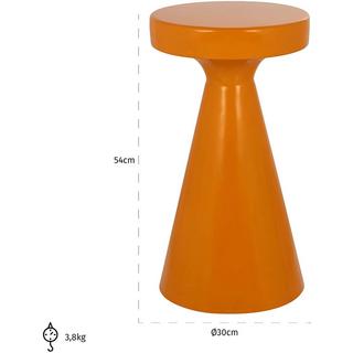 mutoni Table d'appoint Kimble orange 30x53  