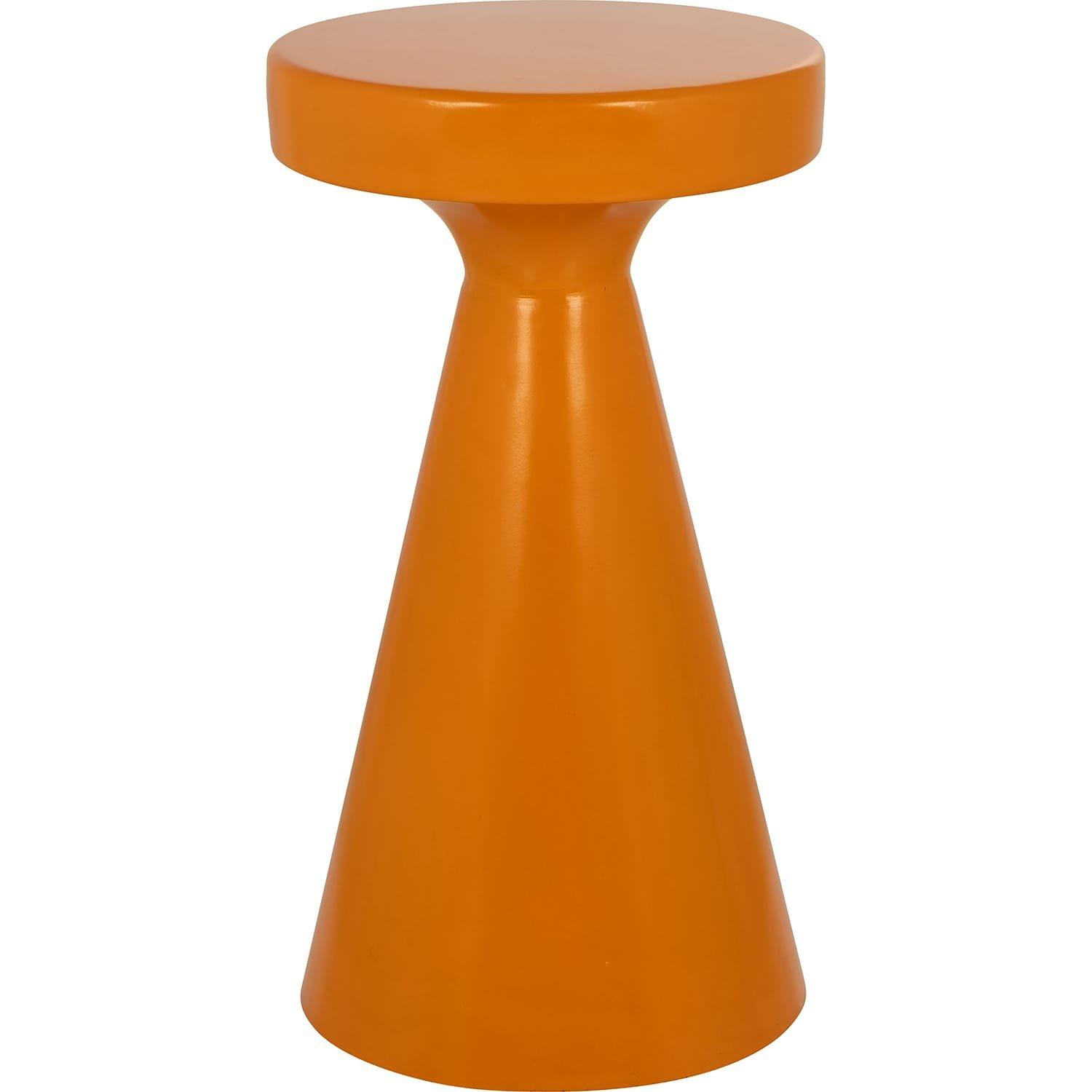 mutoni Table d'appoint Kimble orange 30x53  