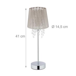 B2X Lampe de table organza cristal  