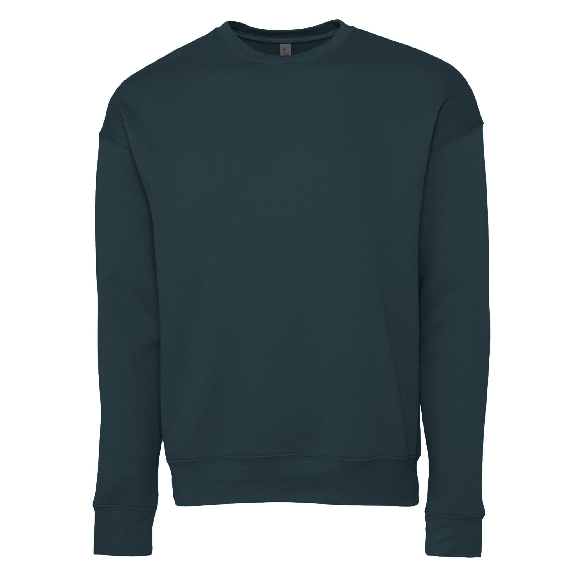 Image of Erwachsene Drop Schulter Sweatshirt Damen Blau L