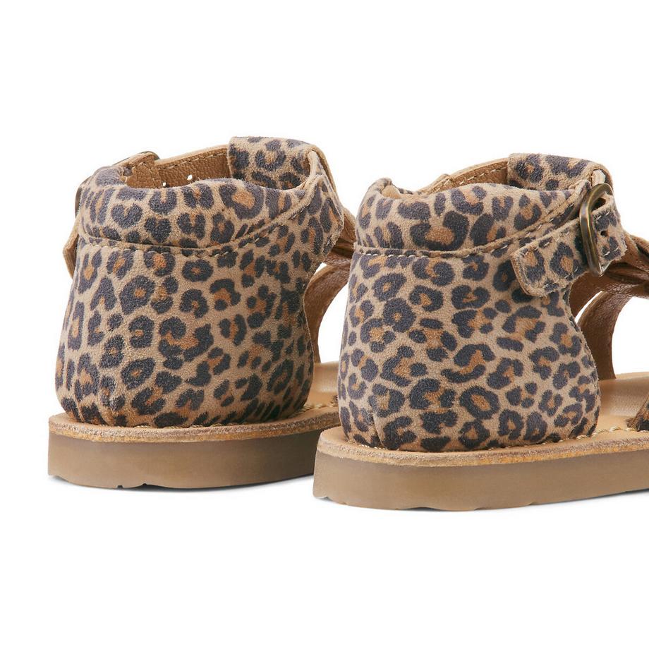 La Redoute Collections Sandali piatti con stampa leopardata  