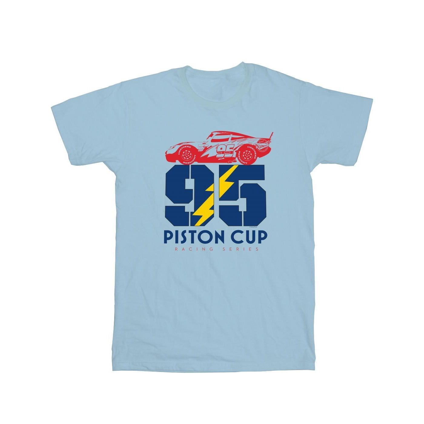 Image of Cars Piston Cup 95 Tshirt Mädchen Blau 152-158