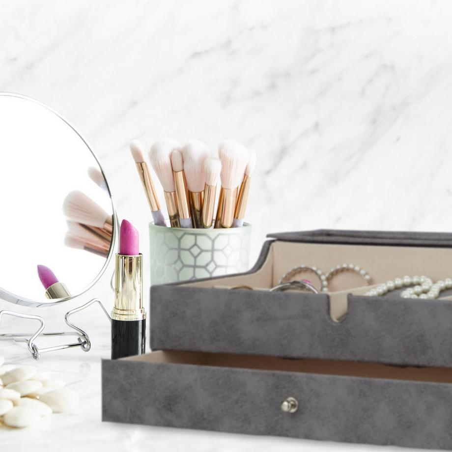 Northix  Schmuckschatulle in Lederoptik 